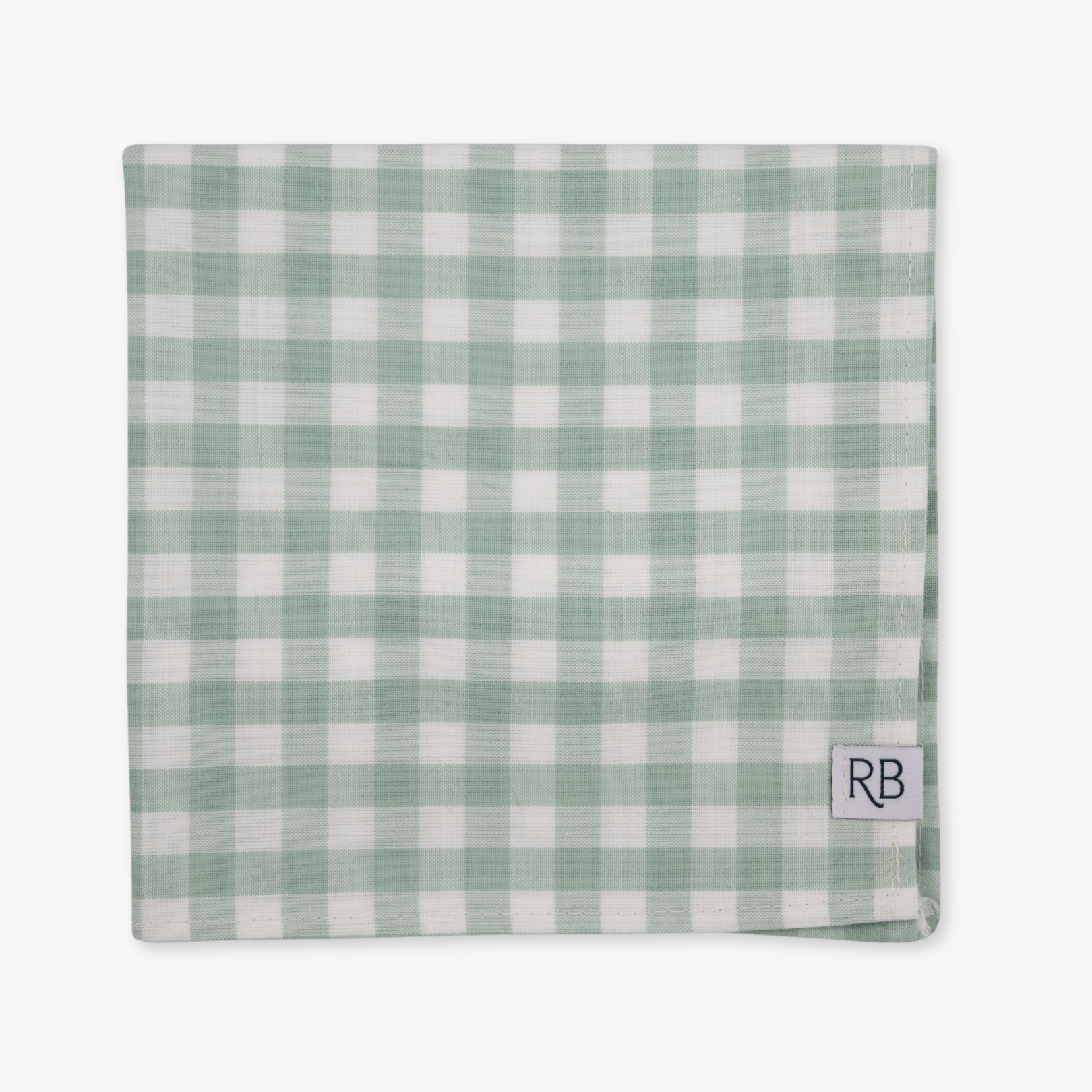 gingham dog bandana