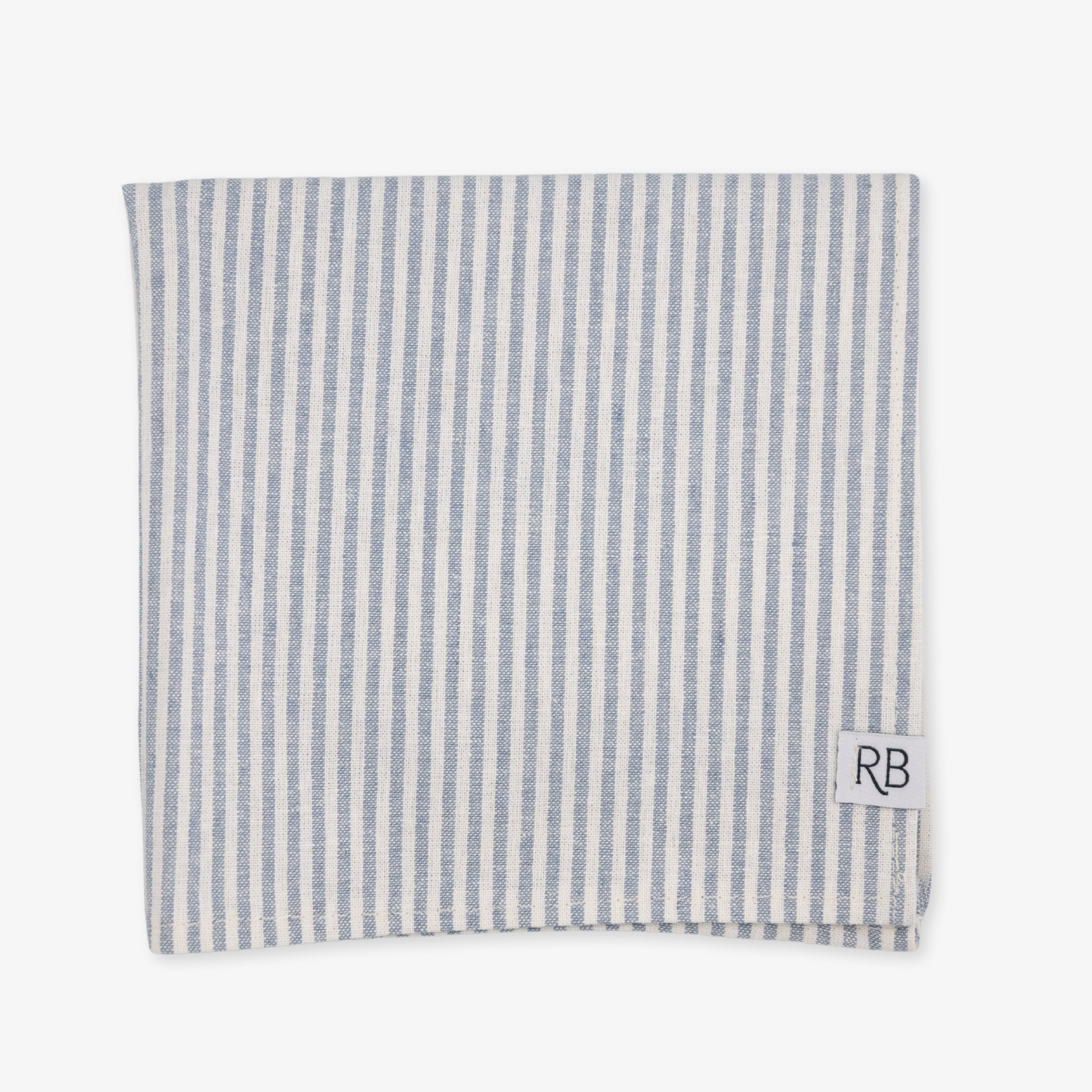 Chambray stripe dog bandana