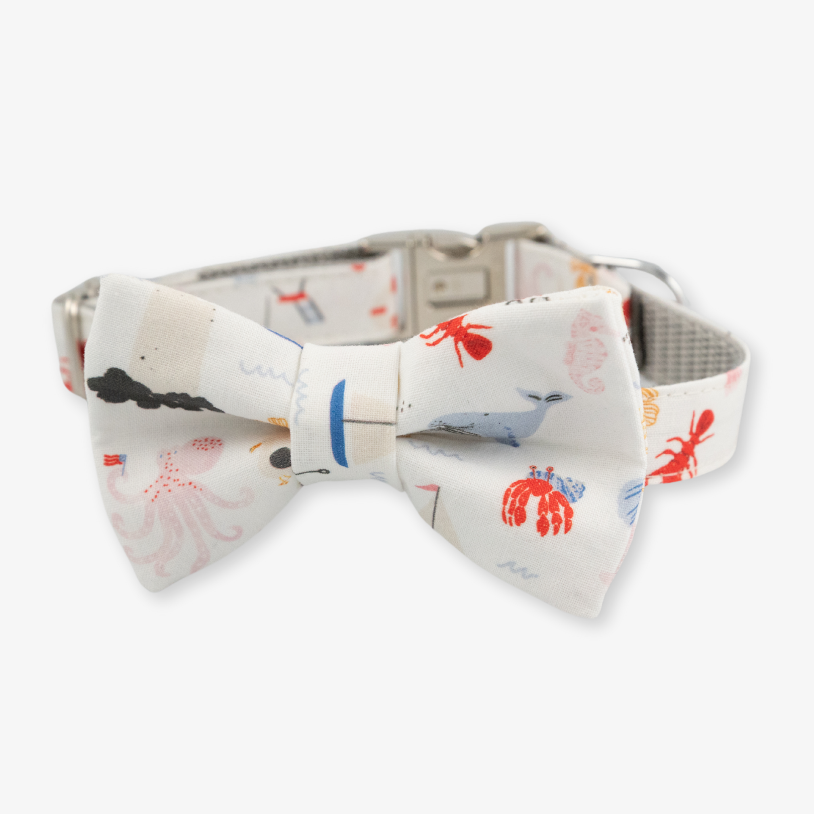 nautical dog bow tie collar