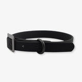 black waterproof dog collar
