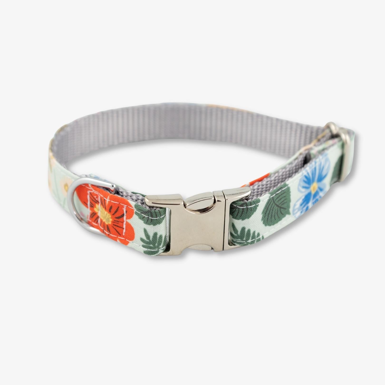 flower dog collar