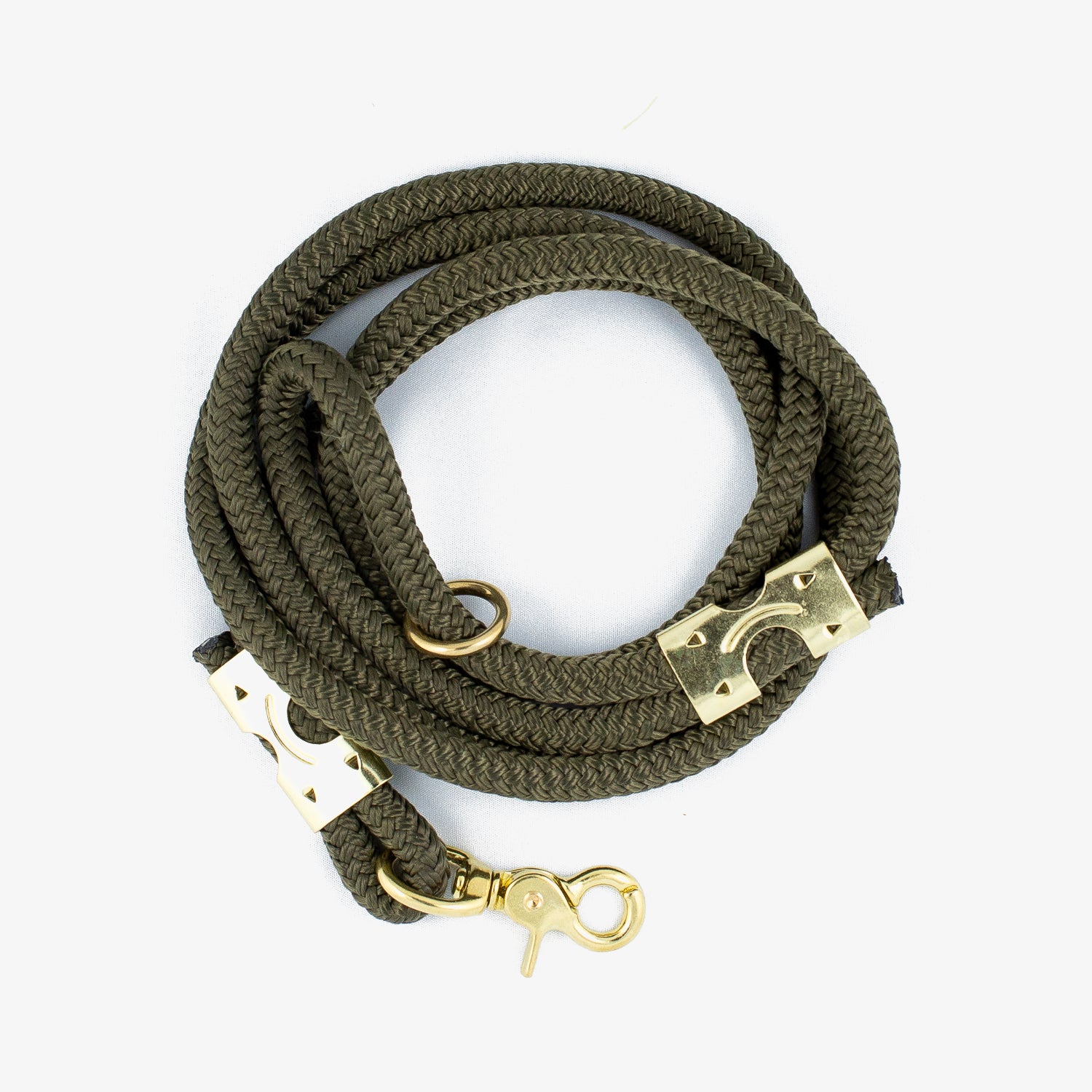 Olive Rope Dog Leash