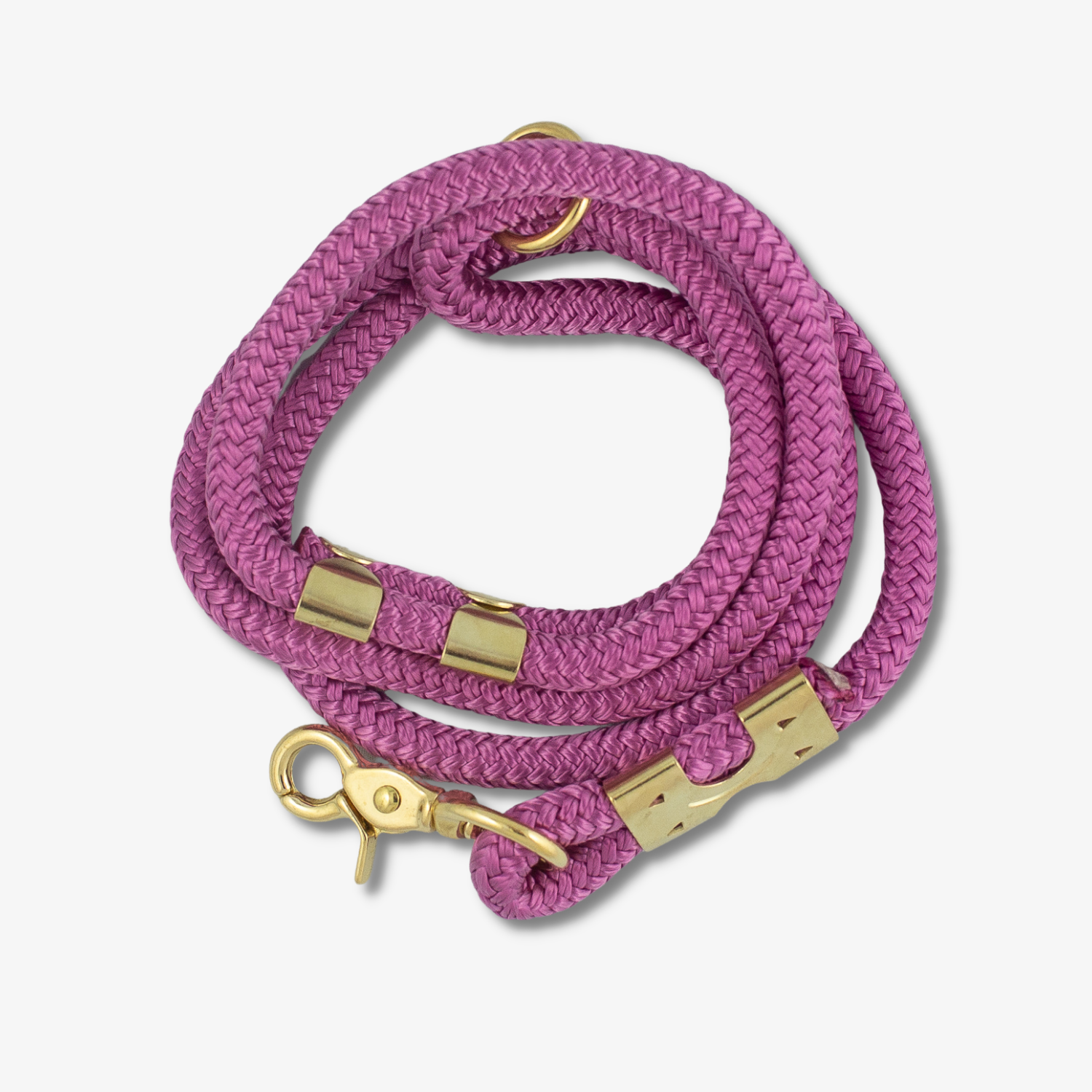 pink rope dog leash