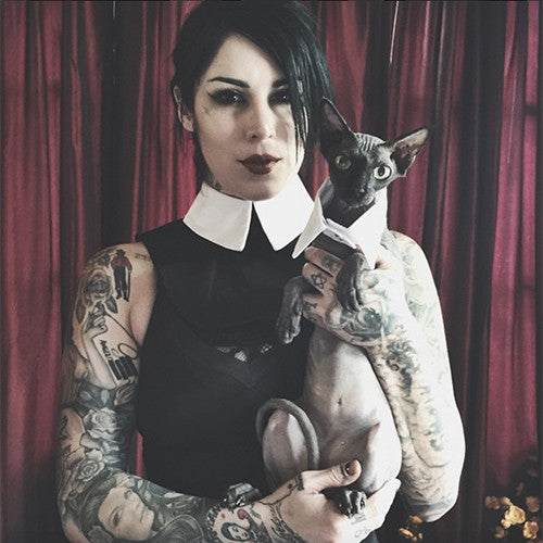 KAT VON D & PIAF: POINTED COLLAR
