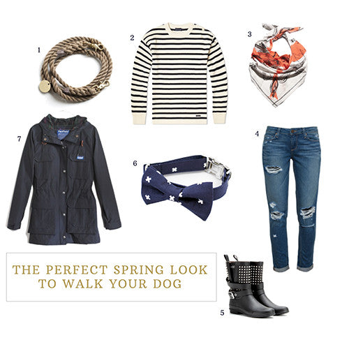 SPRING DOG WALKING OUTFIT