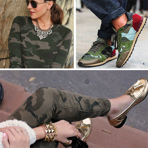 TREND ALERT: CAMOUFLAGE