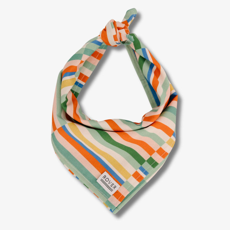 stripe dog bandana