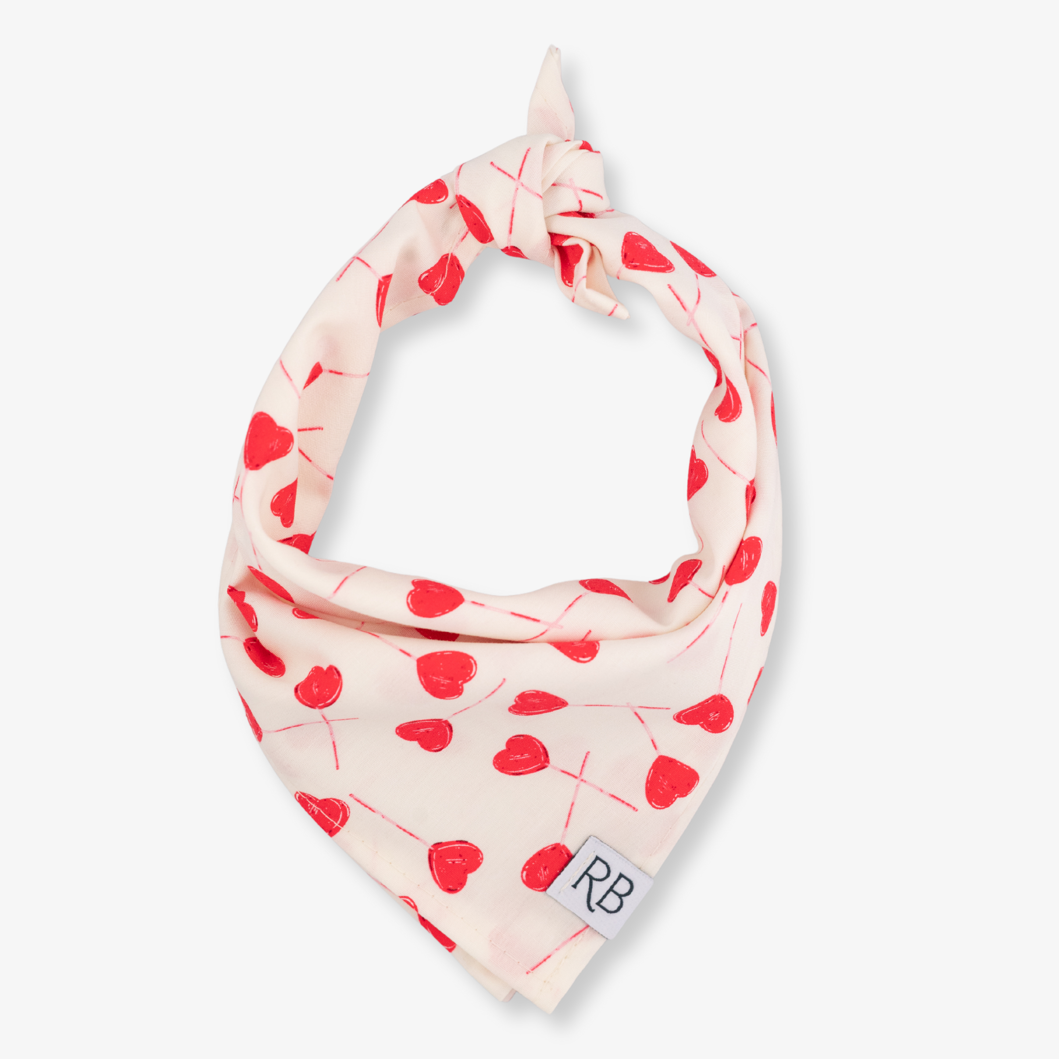 valentine's day dog bandana