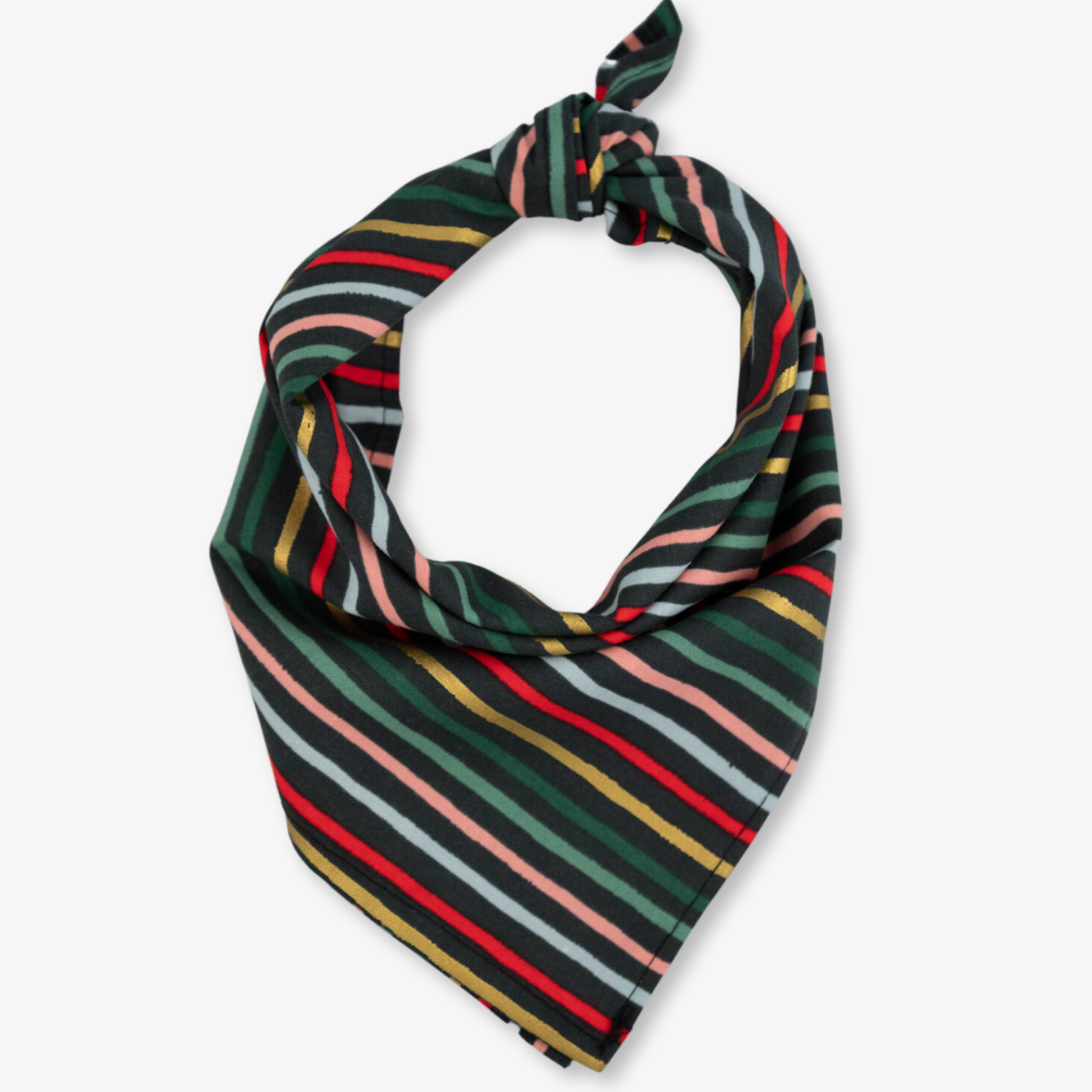 holiday stripe dog bandana