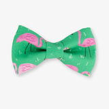Flamingo Dog Bow Tie