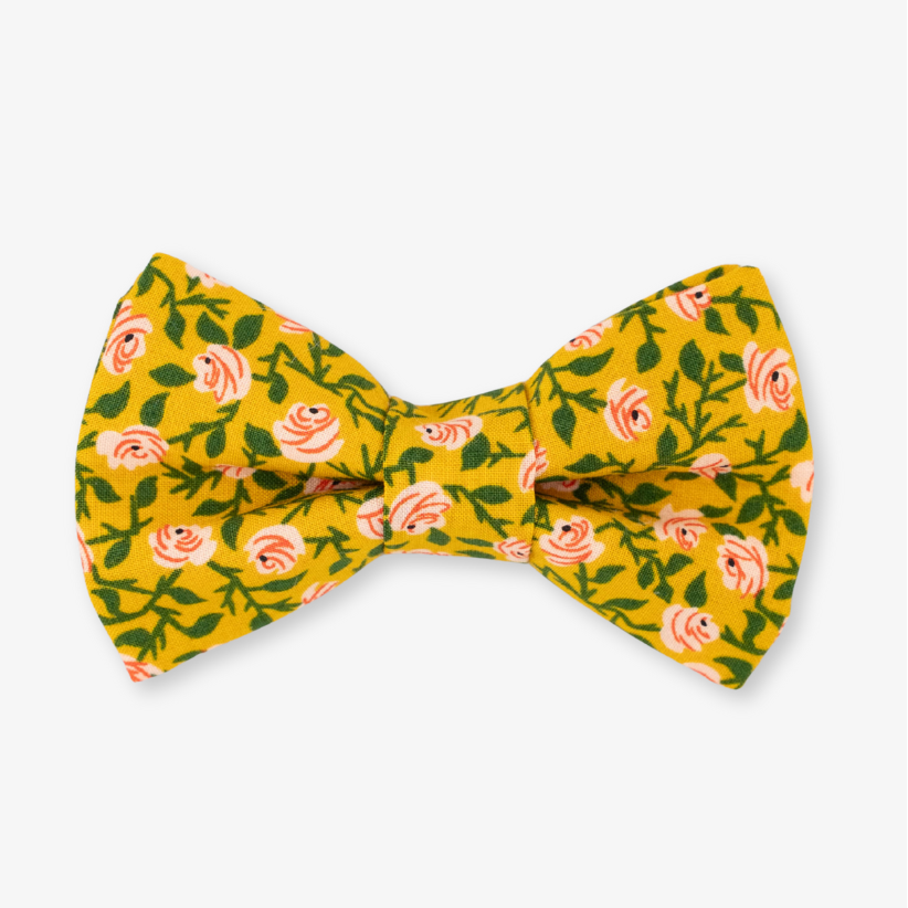 floral dog bow tie
