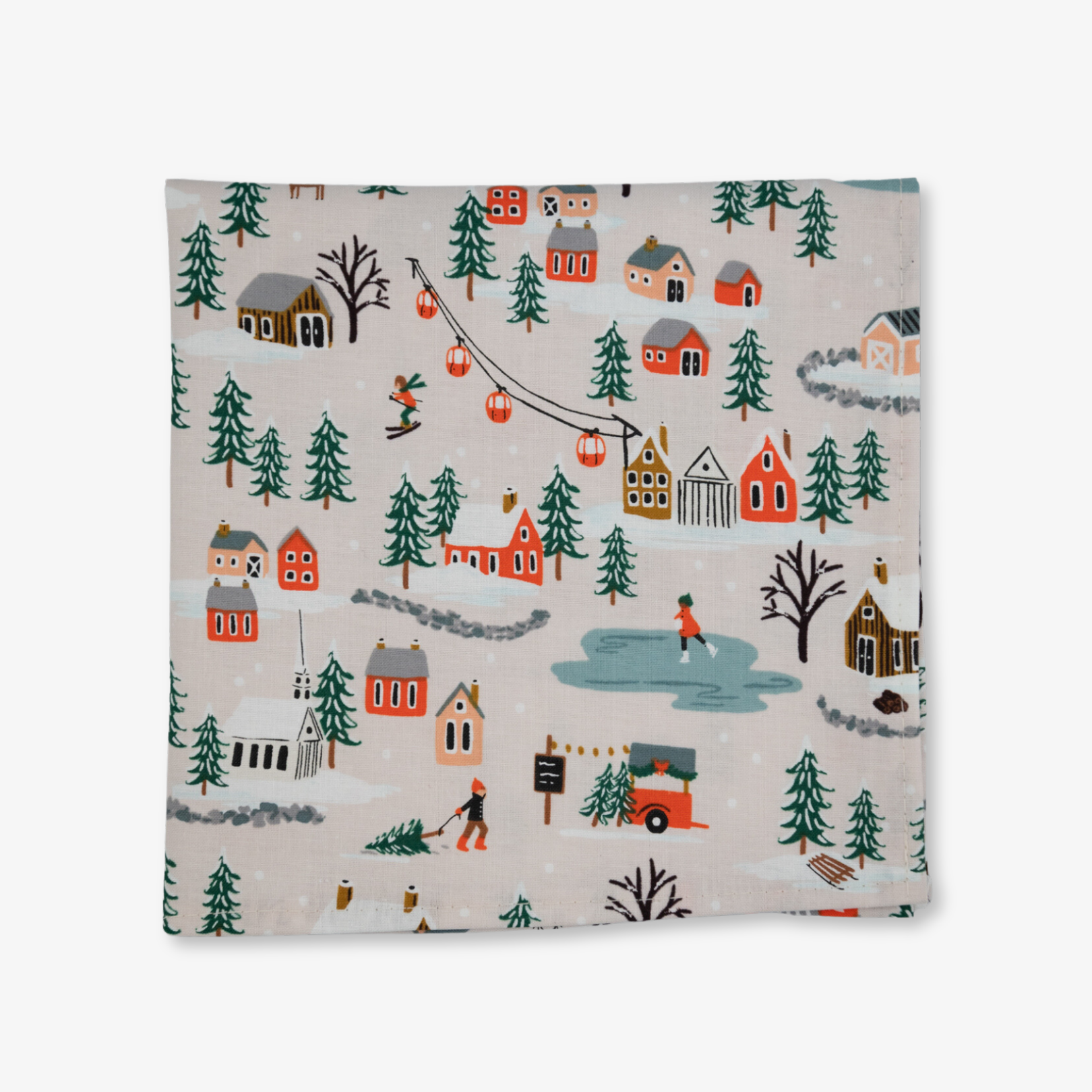 christmas town dog bandana