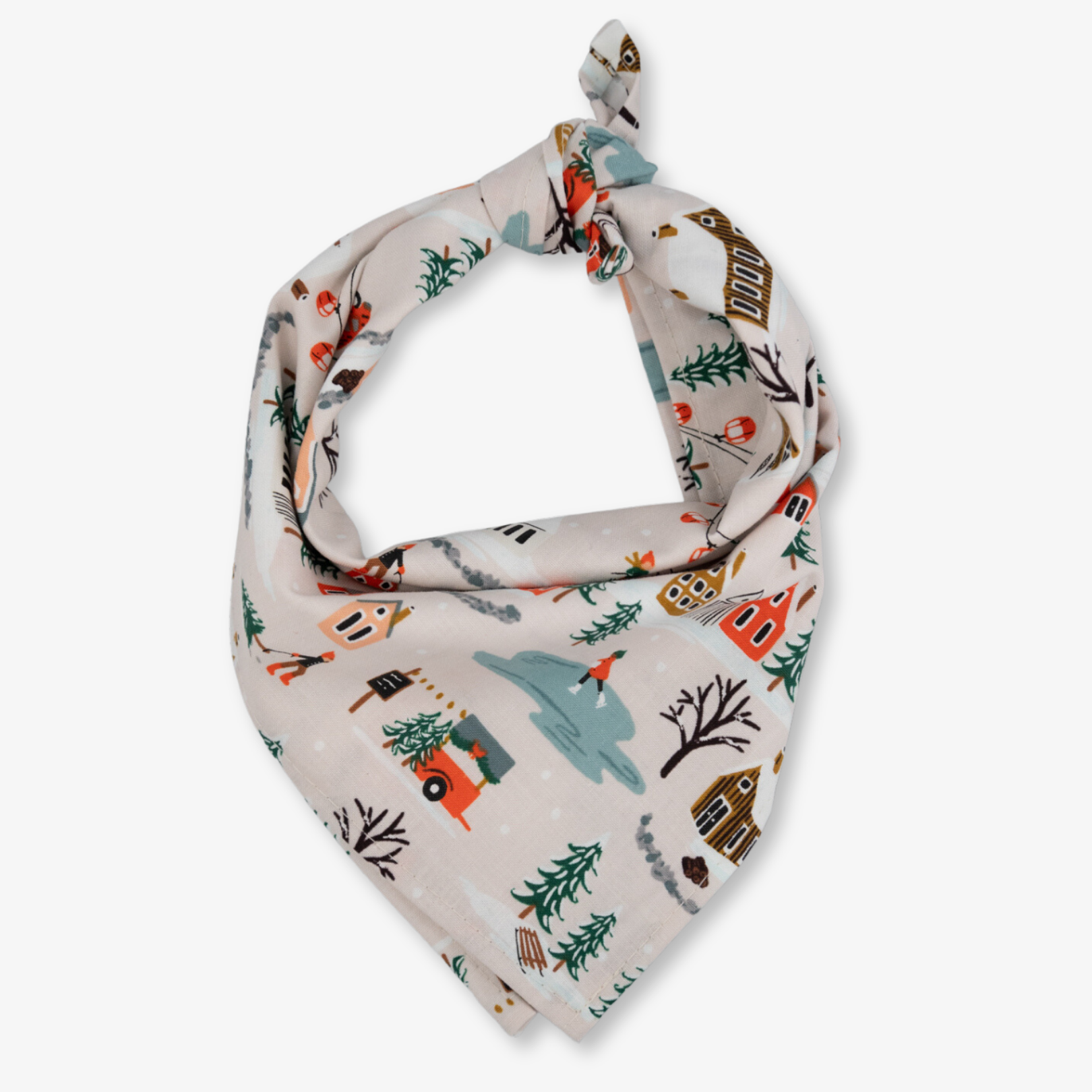 christmas town dog bandana