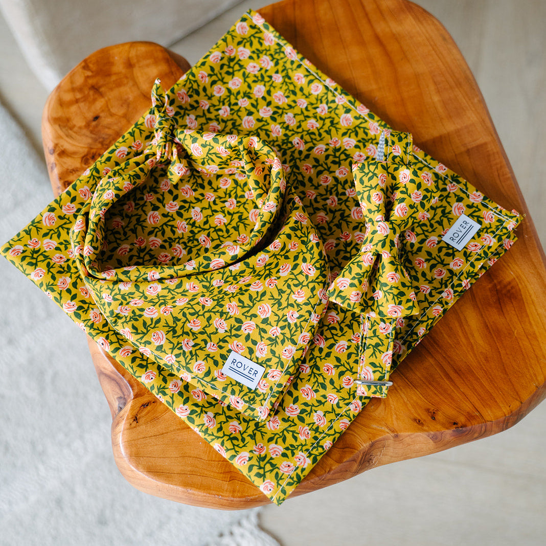rose dog bandana