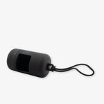 black poop bag holder