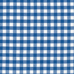 blue gingham dog bandana