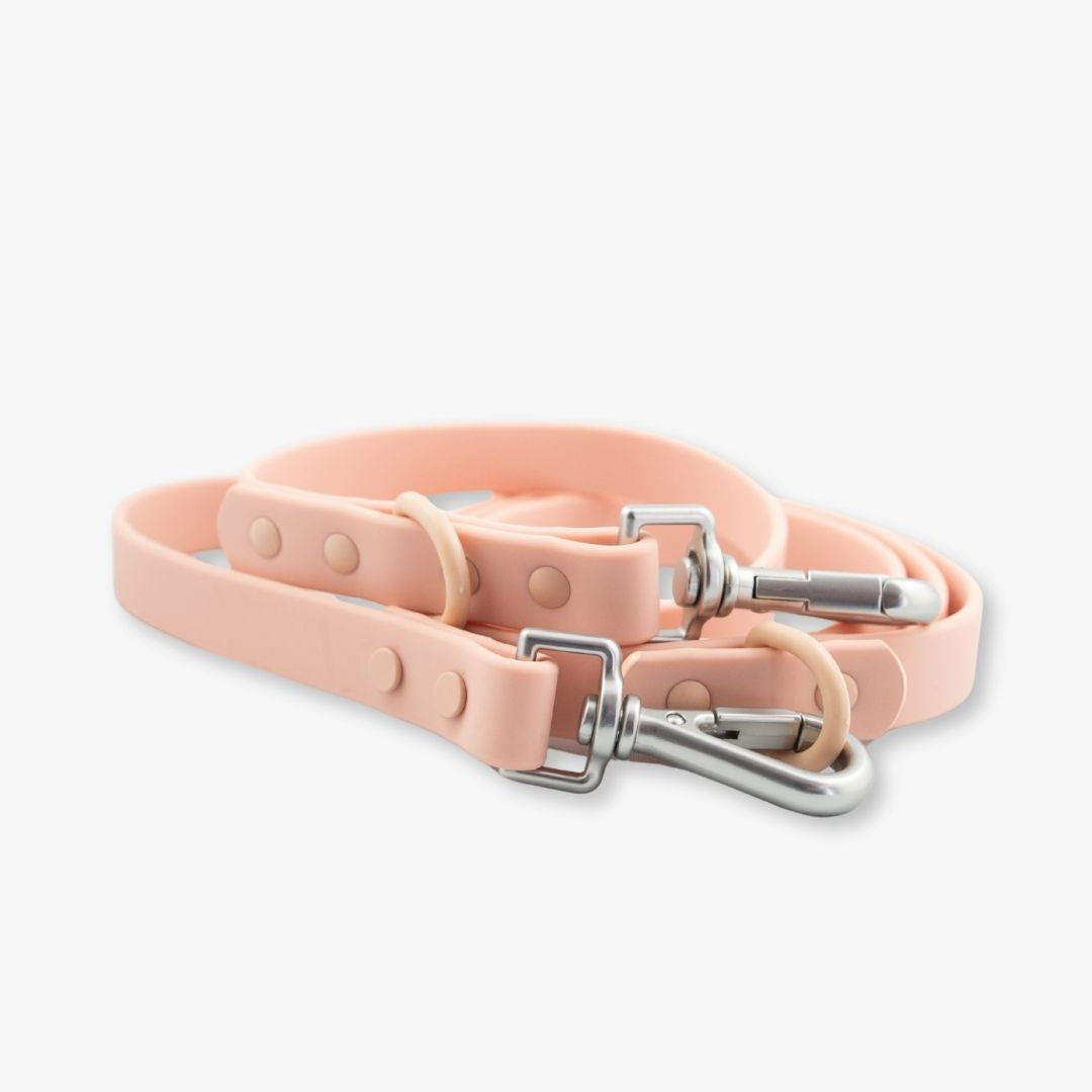 blush waterproof dog leash