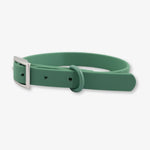 green waterproof dog collar