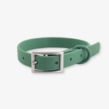 green waterproof dog collar