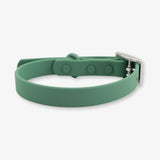 green waterproof dog collar