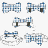 Fuchsia Dog Bow Tie
