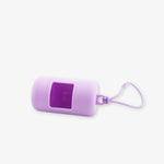 lilac poop bag holder