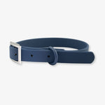 navy waterproof dog collar