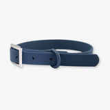 navy waterproof dog collar