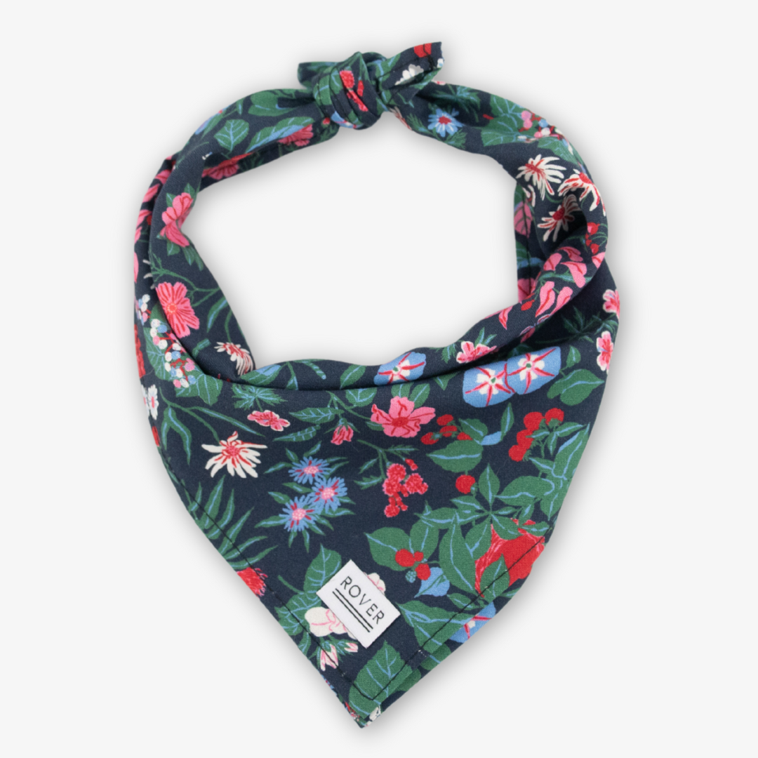 floral dog bandana