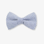 seersucker dog bow tie