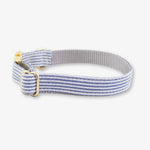 Seersucker dog collar