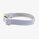 Seersucker dog collar