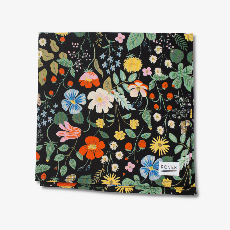 rifle paper co fabric dog bandana made in canada