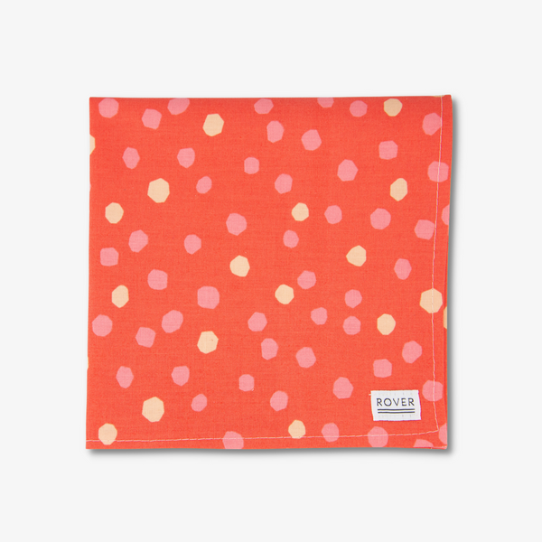 pink dog bandana