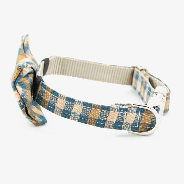 Bow Tie Dog collar plaid