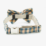 Bow Tie Dog collar plaid