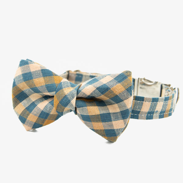 Bow Tie Dog collar plaid
