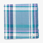 blue plaid dog bandana