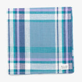 blue plaid dog bandana