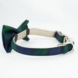 Bow Tie Dog Collar Tartan