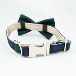 Bow Tie Dog Collar Tartan