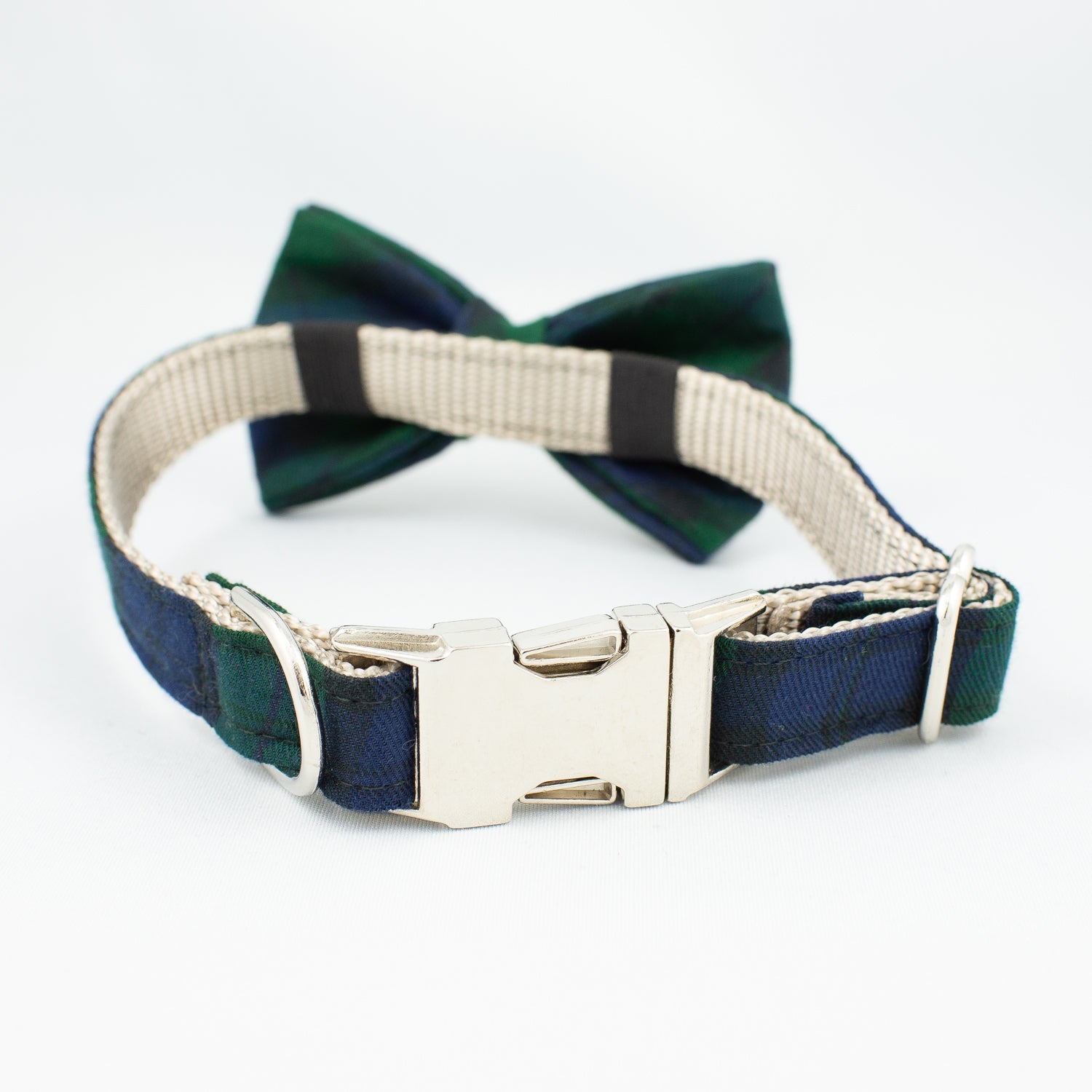 Bow Tie Dog Collar Tartan