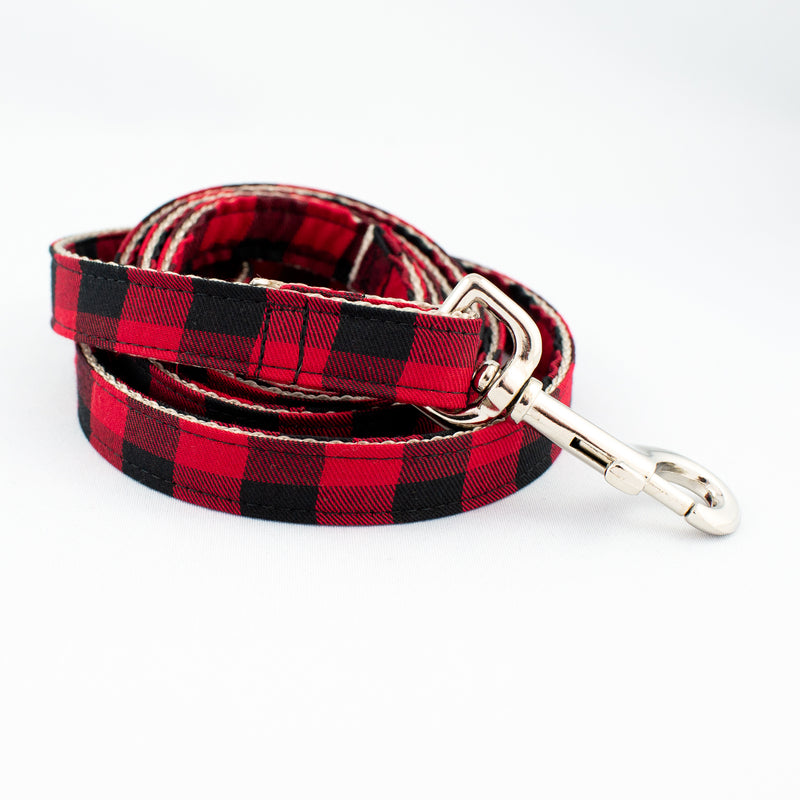 Dog Leash Buffalo Plaid