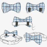 tartan dog bow tie