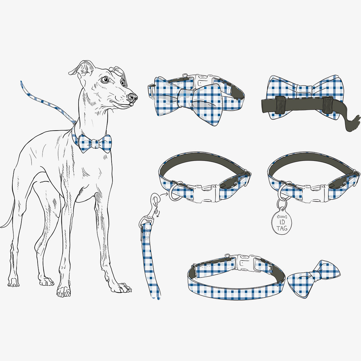 bow tie dog collar