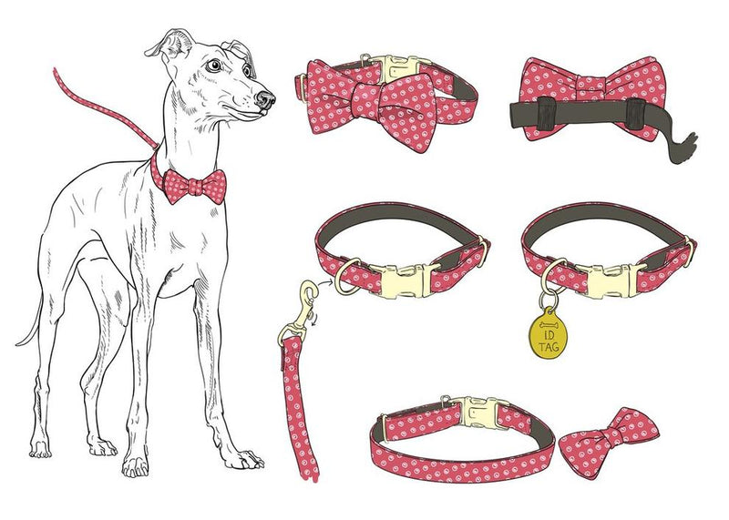 Bow Tie Dog collar
