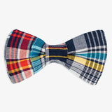 madras dog bow tie
