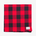 red check dog bandana